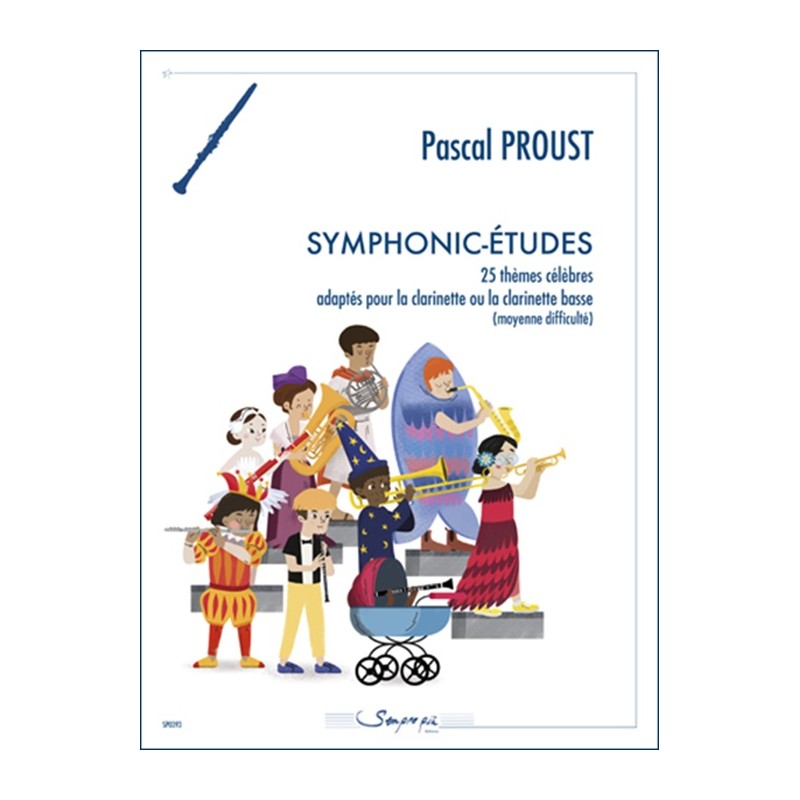 partition clarinette symphonic etudes
