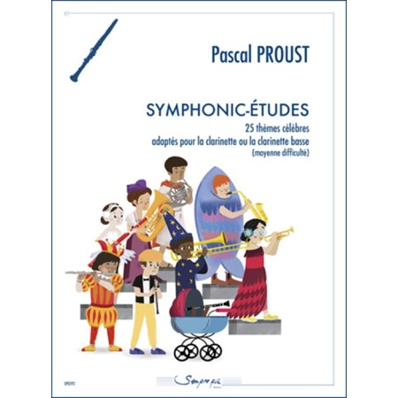 partition clarinette symphonic etudes
