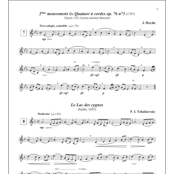 partition cor symphonic etudes