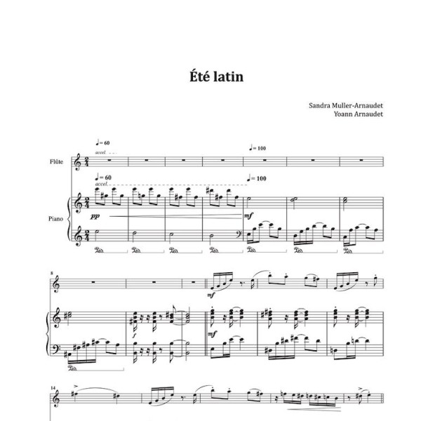 partitions flute saisons traversieres