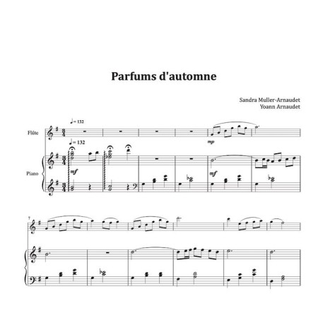 partitions flute saisons traversieres