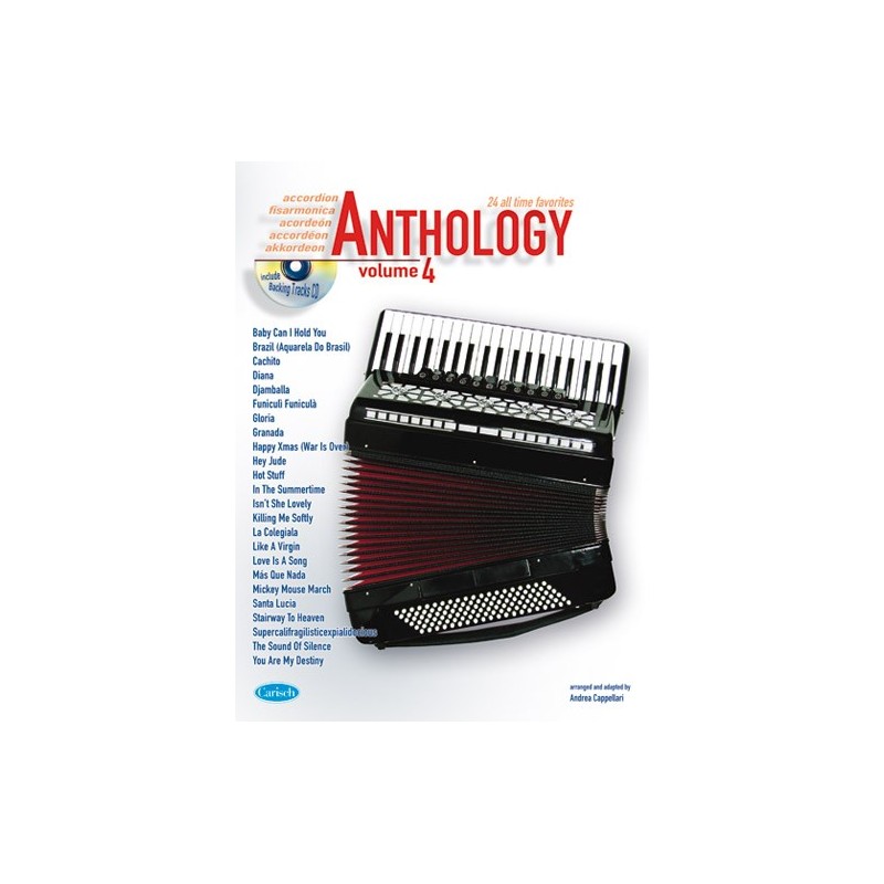 Anthology accordéon volume 4 partition