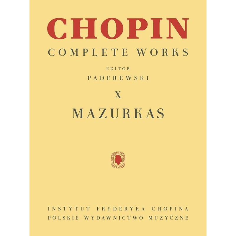 partition chopin mazurkas paderewski