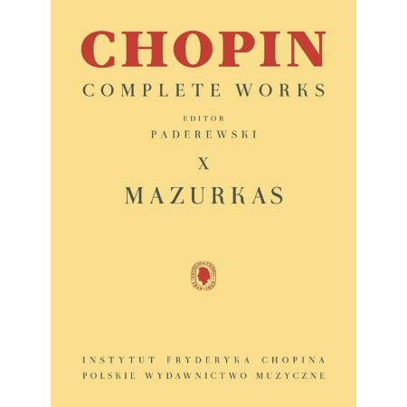 partition chopin mazurkas paderewski