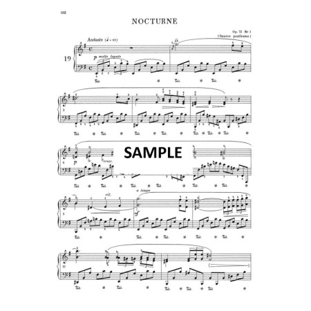 partition chopin nocturnes paderewski