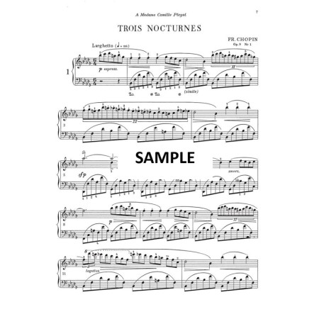 partition chopin nocturnes paderewski