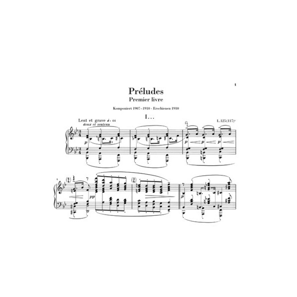 partition debussy preludes avignon