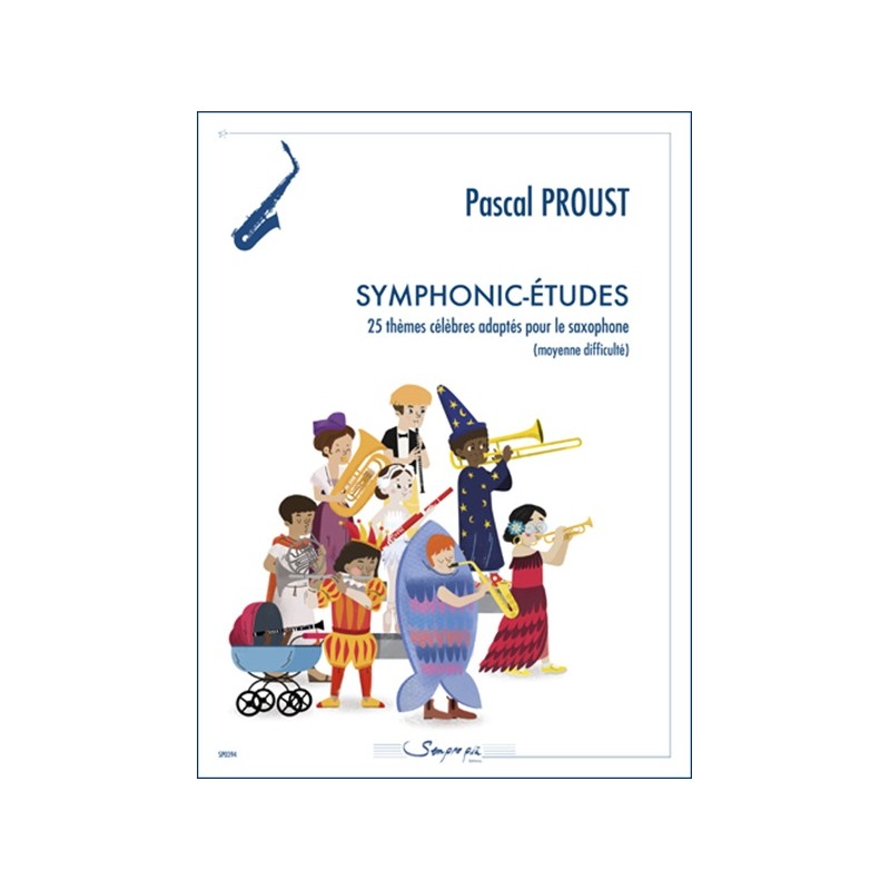partition saxophone symphonic etudes