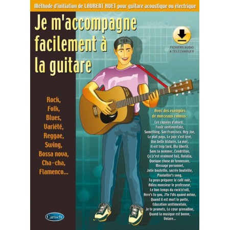je m'accompagnement facilement a la guitare