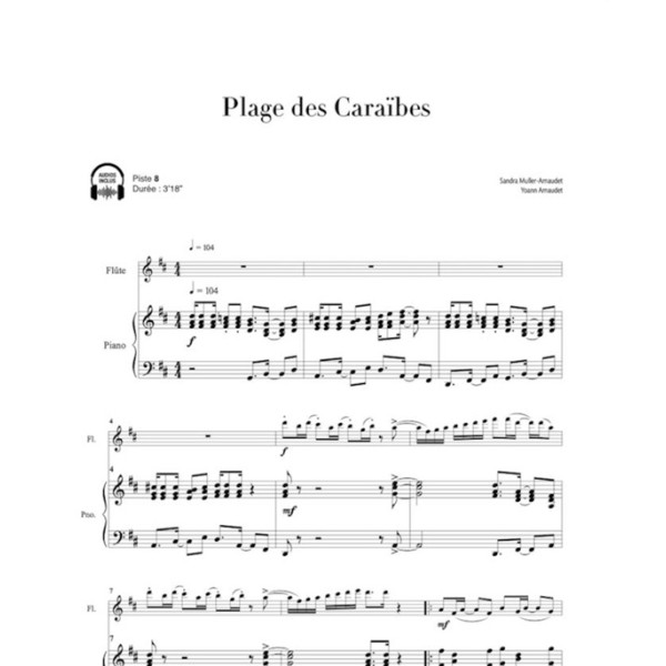 partition escapade musicale volume 2 flute