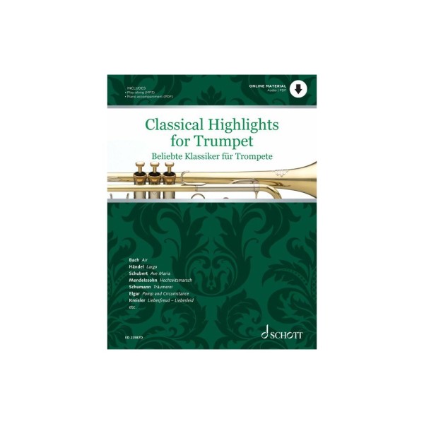 partition classical highlights for trumpet
