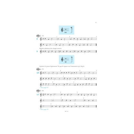 méthode de flute a bec soprano margo