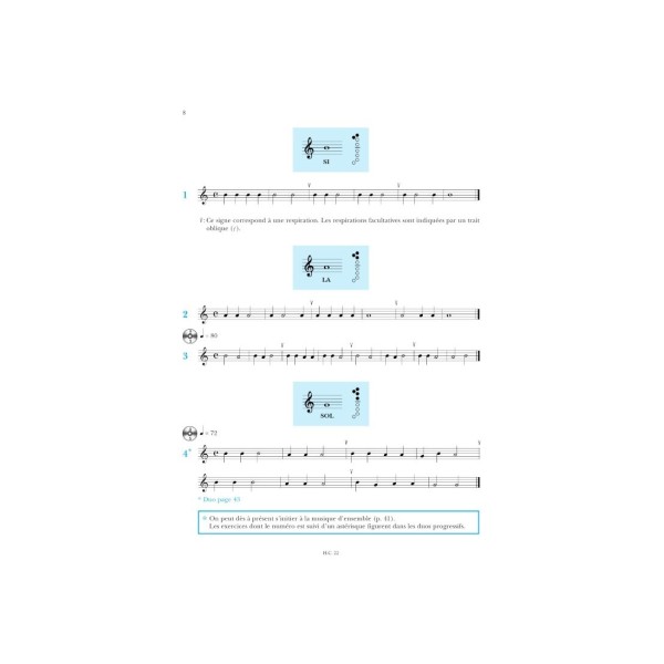 méthode de flute a bec soprano margo