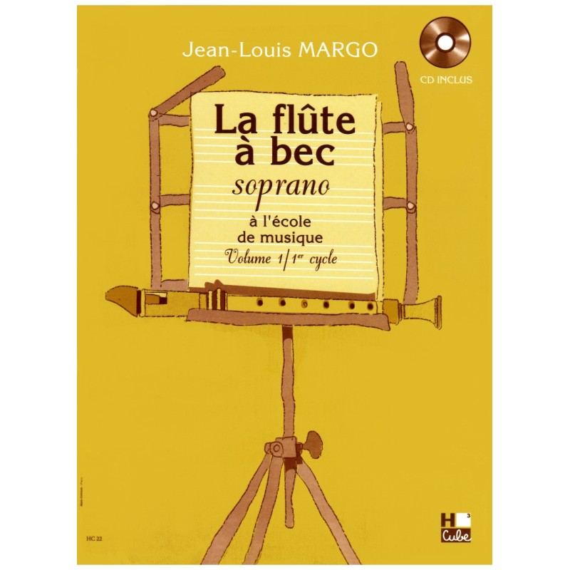 méthode de flute a bec soprano margo