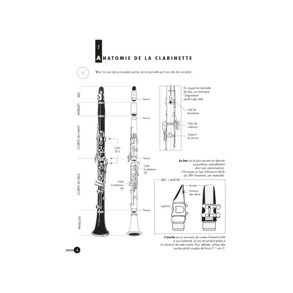 methode cd a la clarinette