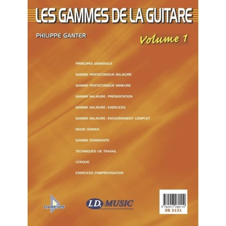 les gammes de la guitare philippe ganter