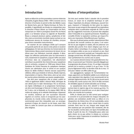 partition saxo aria eugene bozza