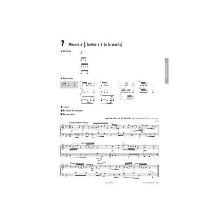 partition atout rythme fin cycle 2