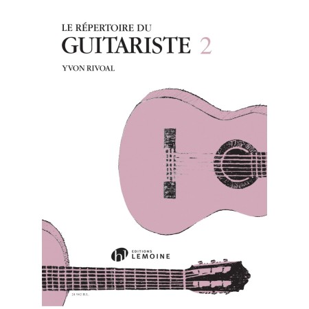 partition le repertoire du guitariste
