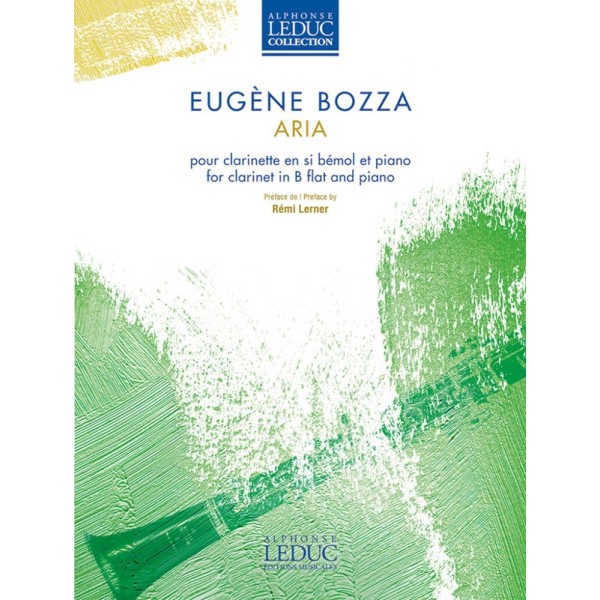 partition clarinette eugene bozza aria