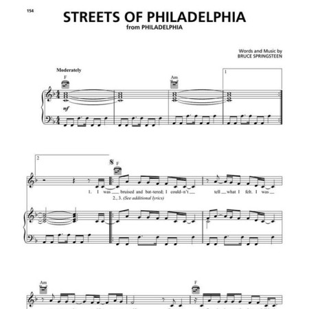 partition springsteen best of