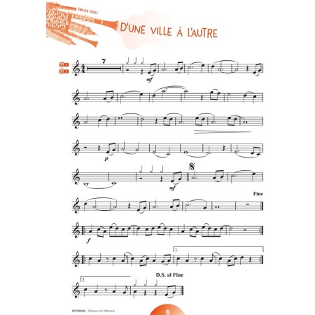 partition clarinettes urbaines volume 2