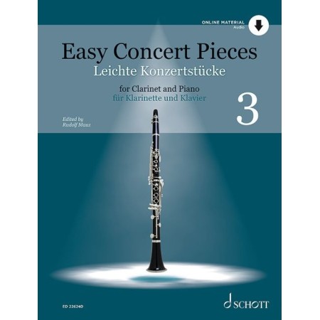 partition easy concert pieces clarinette