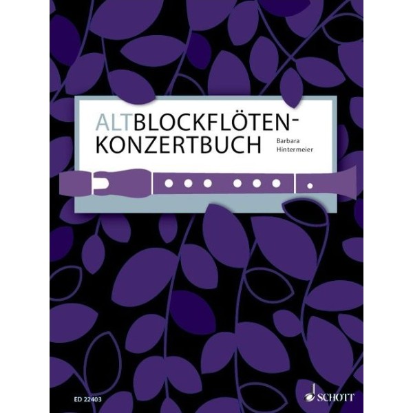 partition altblockfloten konzertbuch