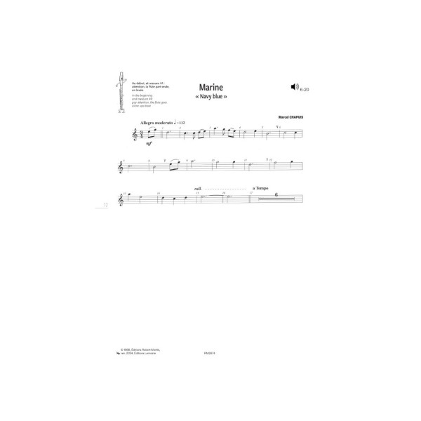 partition le petit flute volume 1