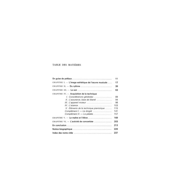 livre l'art du piano