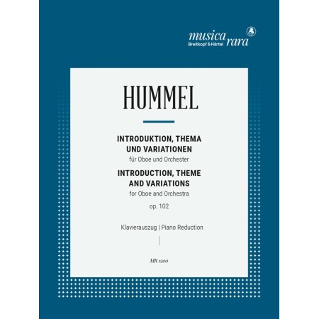 partition hummel introduction theme et variations