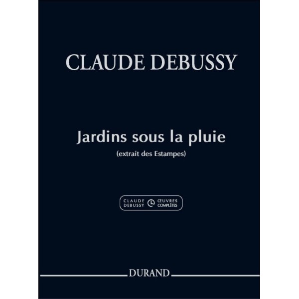 partition imprimée jardins sous la pluie