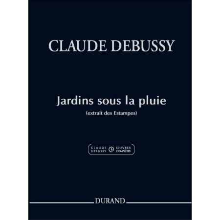 partition imprimée jardins sous la pluie