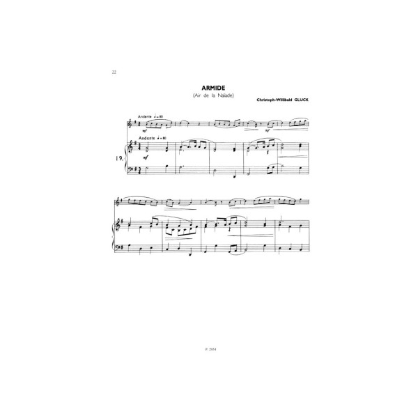 partition la flute classique