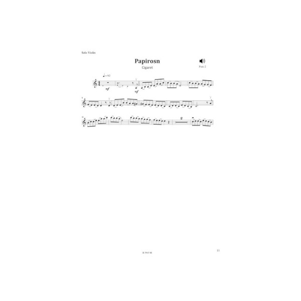 partition violon klezmer gipsy armenian music