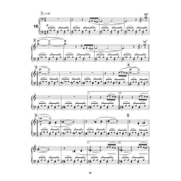 partition etudes de philip glass