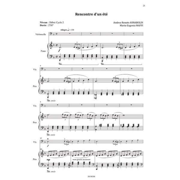 partition violoncelle enchante volume 1