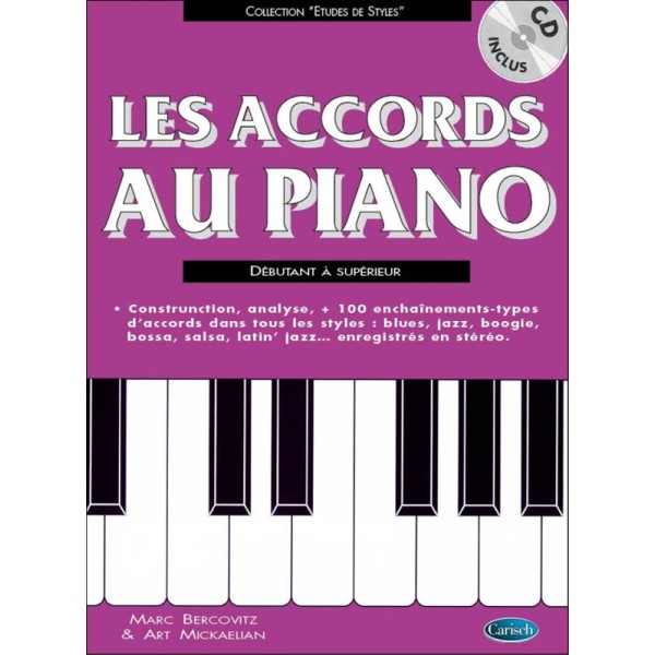 partition les accords au piano de bercovitz