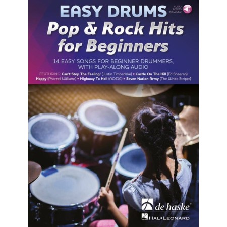 partition easy drums pop rock for beginners