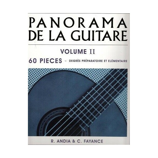 partition panorama de la guitare