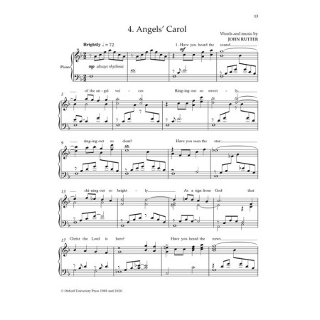 partition piano john rutter