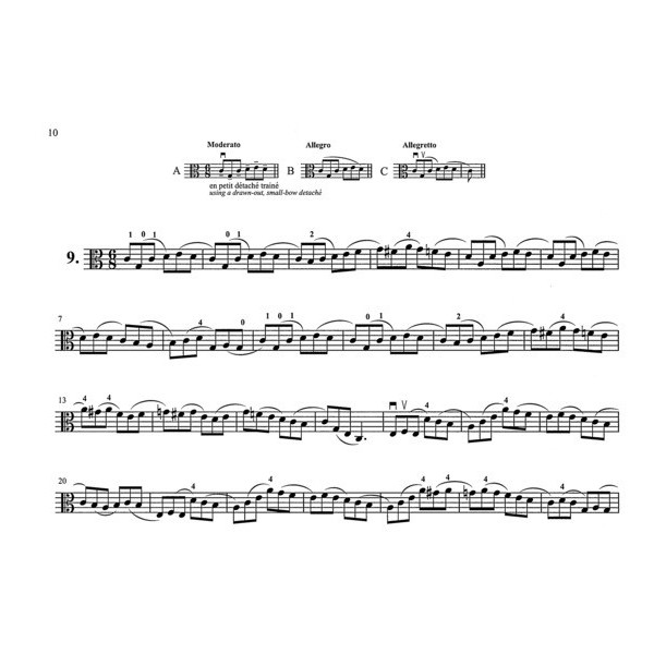 partition 20 etudes de poilleux pour alto