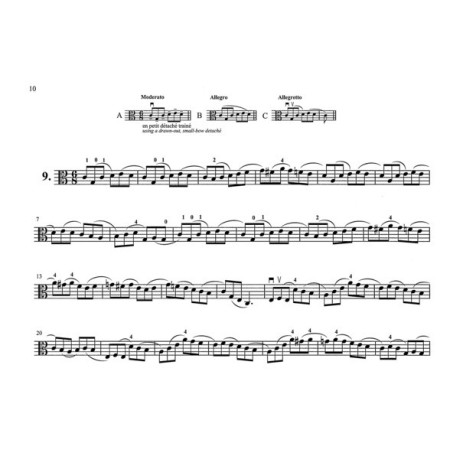 partition 20 etudes de poilleux pour alto