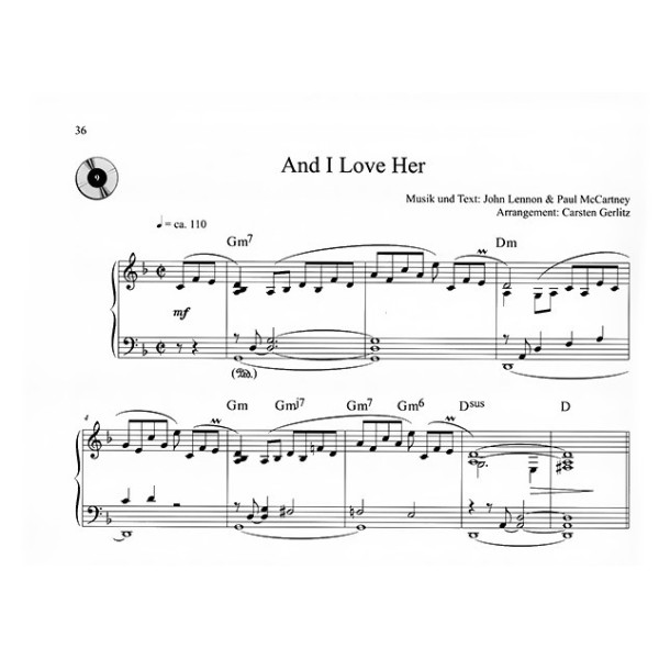 partition piano beatles classics