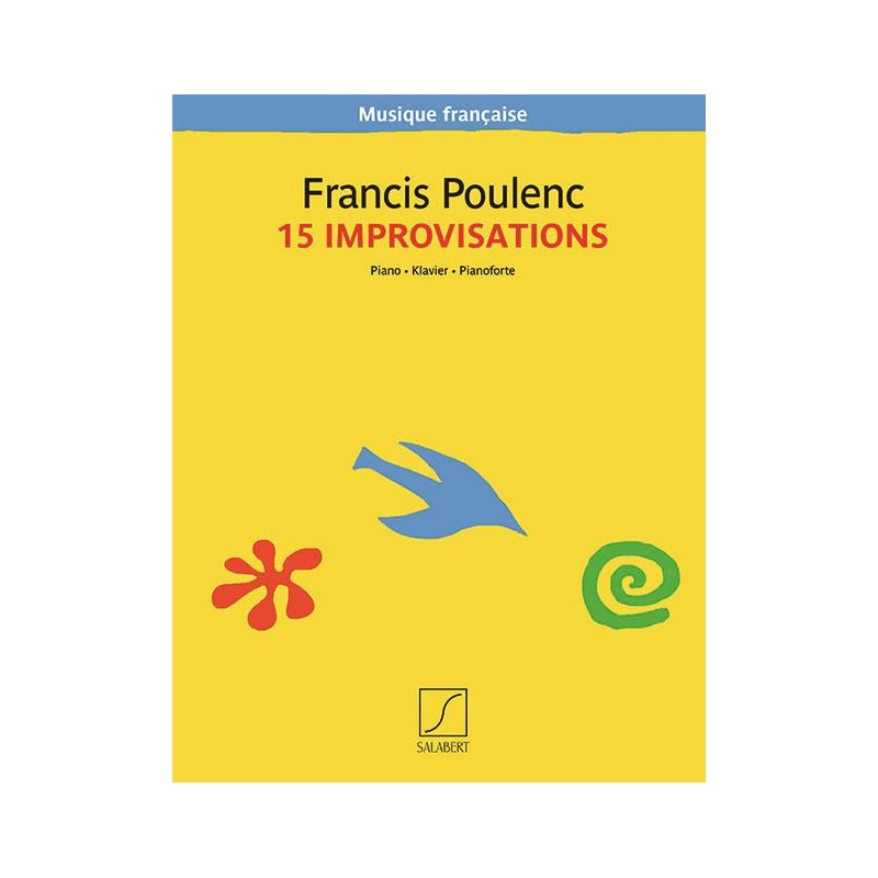 partition poulenc improvisations