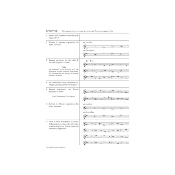 mayeur devoirs de musique cahier 3