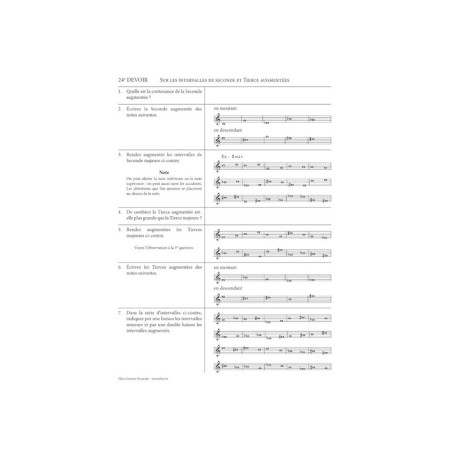 mayeur devoirs de musique cahier 3