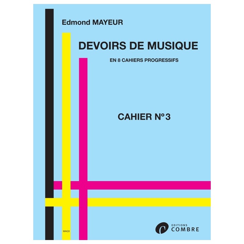 mayeur devoirs de musique cahier 3