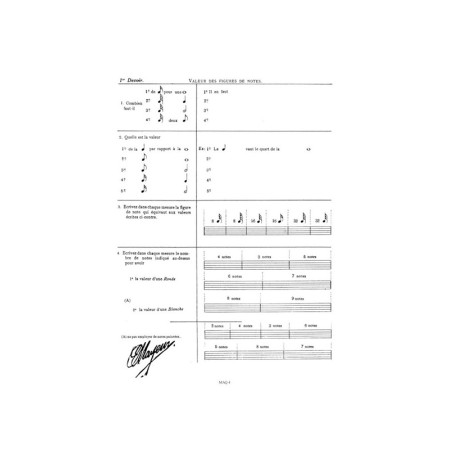 mayeur devoirs de musique cahier 4