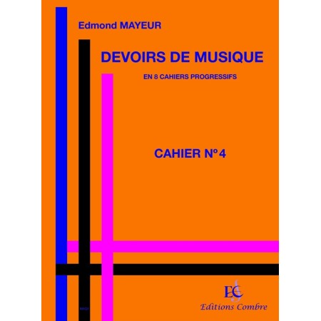 mayeur devoirs de musique cahier 4